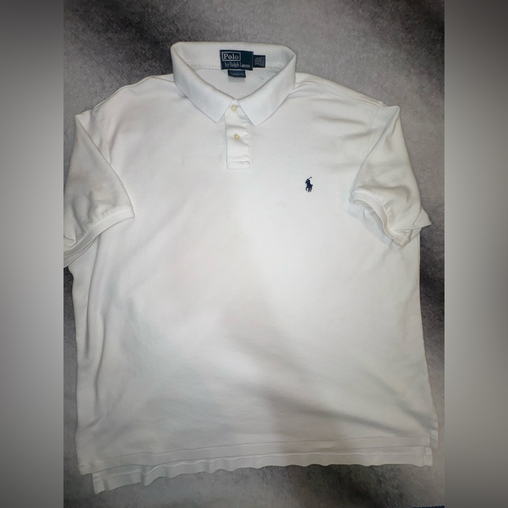 Polo Ralph Lauren Classic White Short Sleeve‎ Shirt XXL